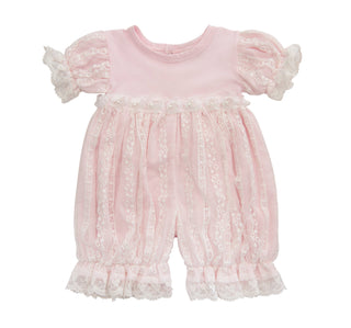 Haute Baby - Haute Baby Precious Blush Bubble Romper