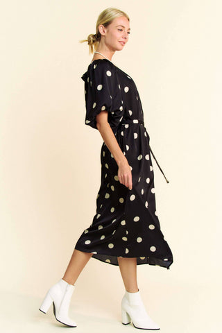 Pammi Polka Dot Midi Dress