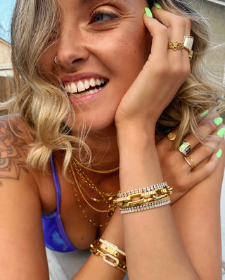 Giada Two Piece Layered Chain Necklace