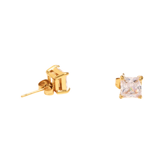 Ella Princess Cut Studs