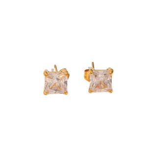 Ella Princess Cut Studs