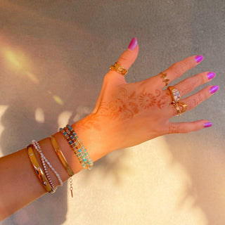 Slick Herringbone Chain Bracelet