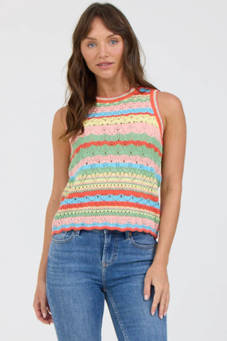 Dear John-RIVIERA STRIPE AMORA TANK