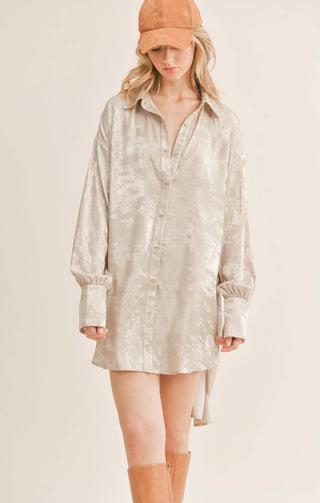 Luxe Life Oversized Shirt Dress