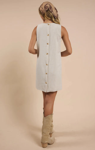 Sugarloaf A-Line Button Back Dress