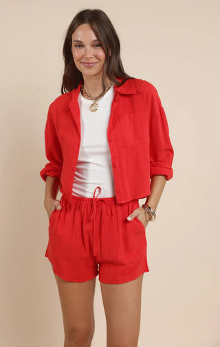 SugarLoaf Loose Button Down Shirt