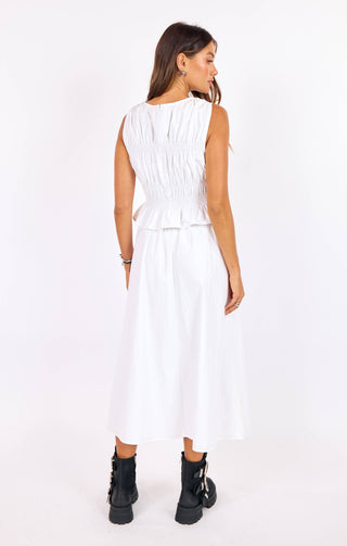 STL CENTRAL PARK MIDI SKIRT W BELT