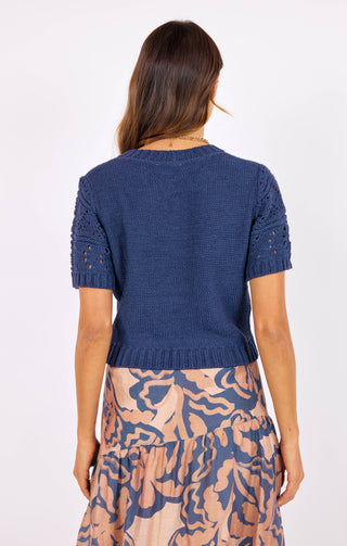STL JANICE SHORT SLEEVE SWEATER