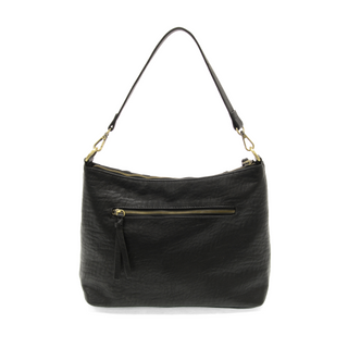 Black Winnie Woven Hobo