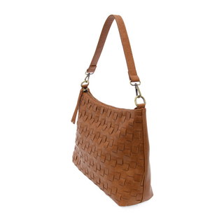 Cognac Winnie Woven Hobo